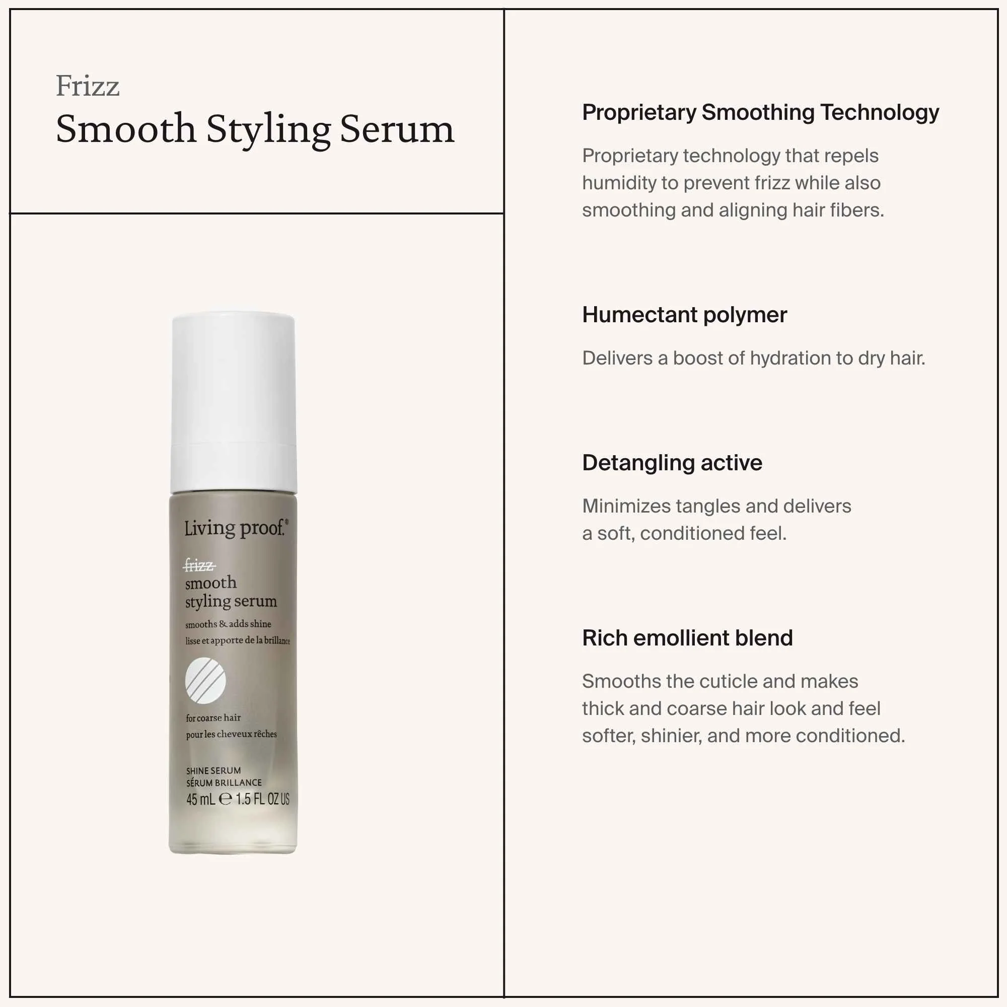 No Frizz Smooth Styling Serum - Image 5